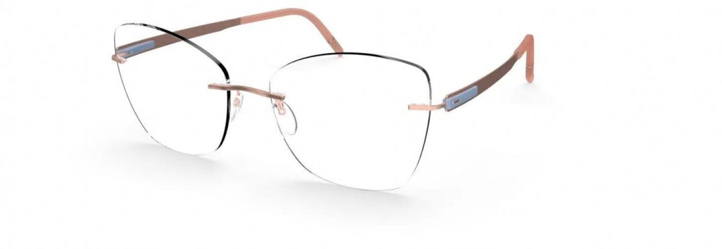 Silhouette Blend Chassis Rimless 5555 Eyeglasses - view 22